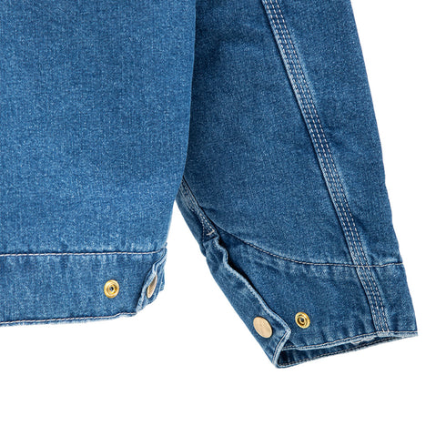 Carhartt WIP OG Detroit Jacket Blue Stone Washed I033039.01.06.03 Degli Uberti